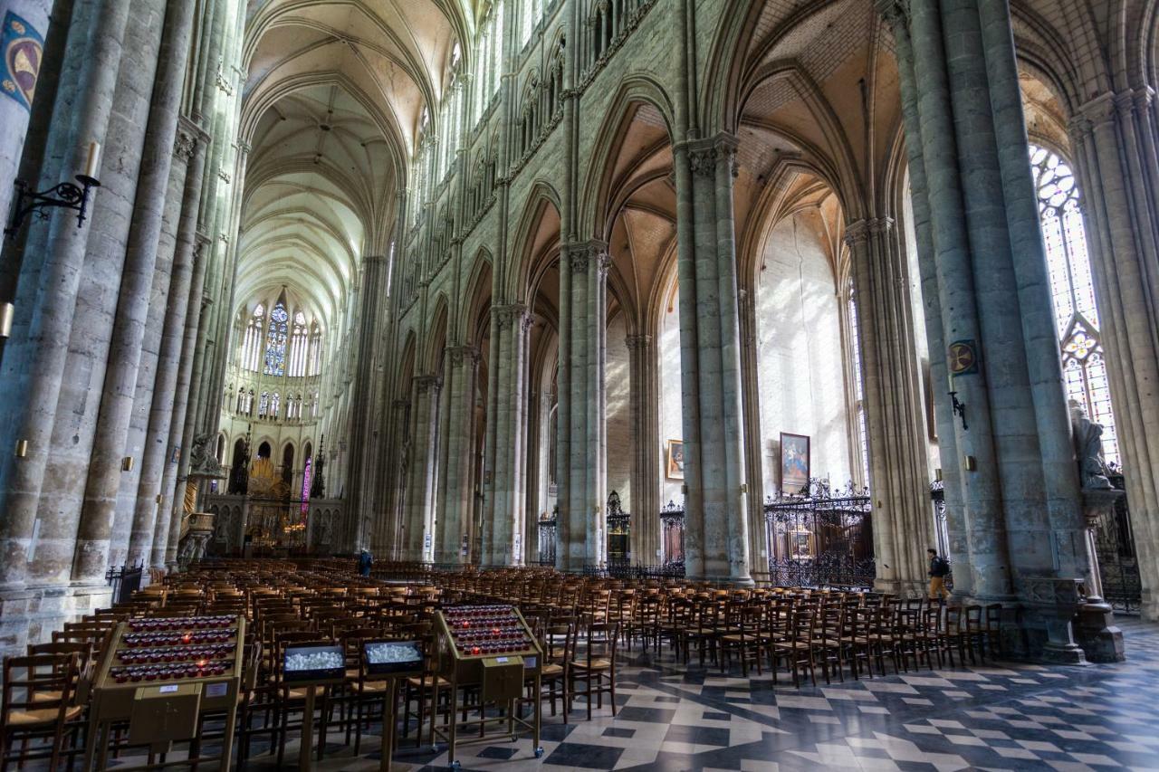 Апартаменты Le Quai Amienois - Nid Douillet Moderne Face A La Cathedrale Амьен Экстерьер фото
